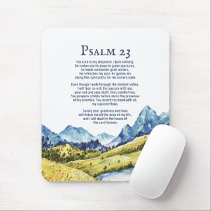 Tapis De Souris Psaume 23 NKJV Le Seigneur est mon berger