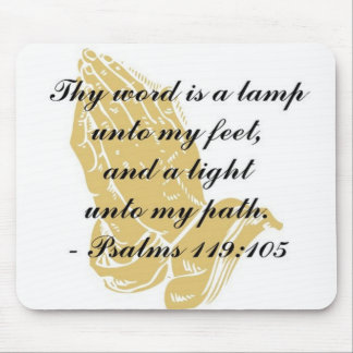 Tapis De Souris Psaumes 119:105 Mousepad