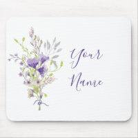 Pschitte florale violette personnalisée