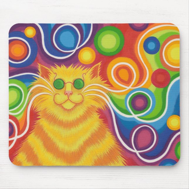 Tapis De Souris Psy-cat-delic mousepad (Devant)