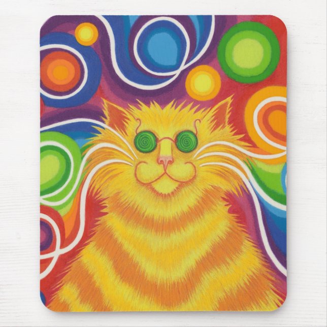 Tapis De Souris Psy-cat-delic mousepad vertical (Devant)