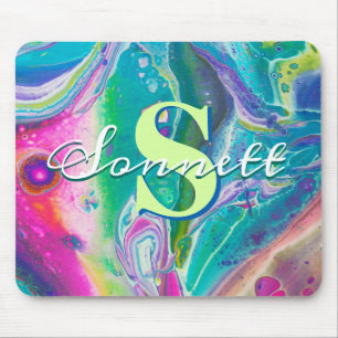 Tapis De Souris Psychédélic Acrylique Flow