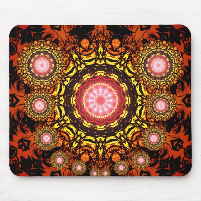 Tapis De Souris Psychedelic Batik Mousepad (Devant)