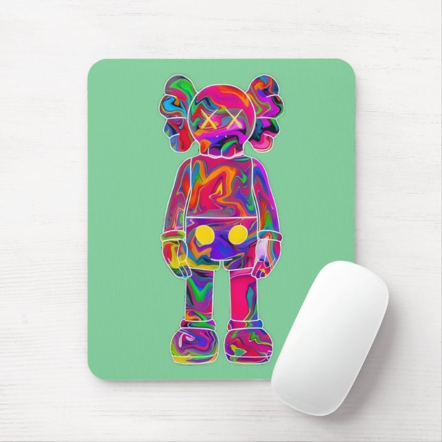 Tapis De Souris Psychedelic Kaw (Avec souris)