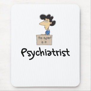 Tapis De Souris Psychiatre drôle Mousepad
