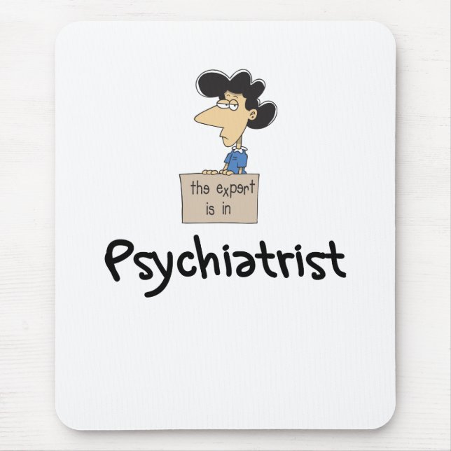 Tapis De Souris Psychiatre drôle Mousepad (Devant)