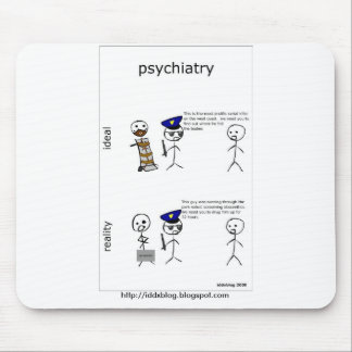 Tapis De Souris Psychiatrie Mousepad comique