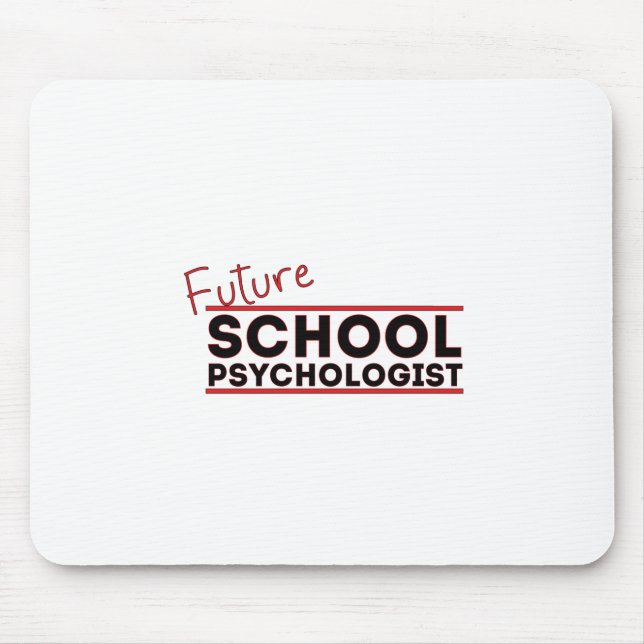 Tapis De Souris Psychologue scolaire du futur (Devant)