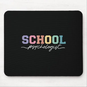 Tapis De Souris Psychologue scolaire Sensibilisation à la santé me