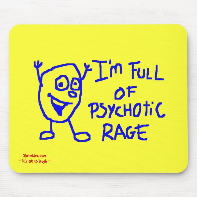 Tapis de souris psychotique (Devant)