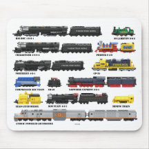 PTW Train Collection Mousepad