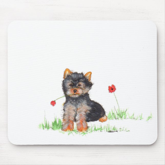 Tapis De Souris Pub de Yorkshire terrier (Devant)