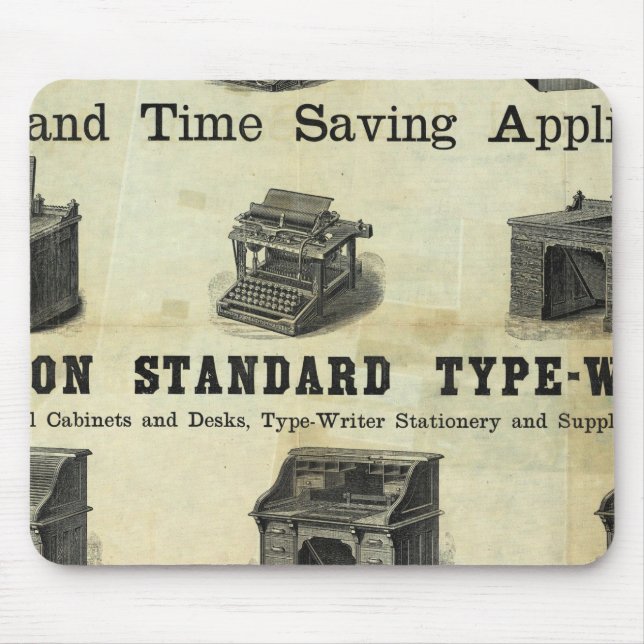 Tapis De Souris Publicité avec plan du guide (Devant)