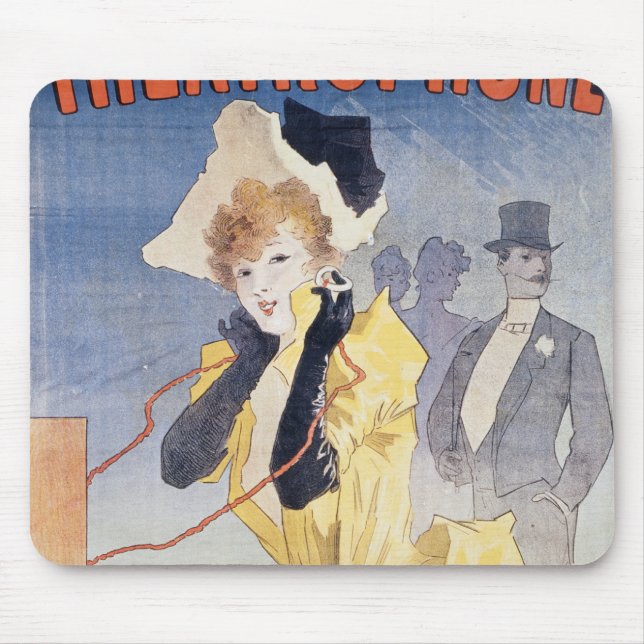 Tapis De Souris Publicité par affichage le 'Theatrophone (Devant)