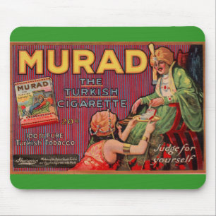Tapis De Souris publicité pour cigarettes Murad 1919