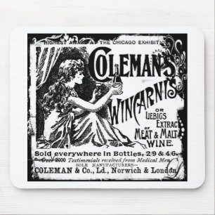 Tapis De Souris Publicité tonique vintage Wincarnis