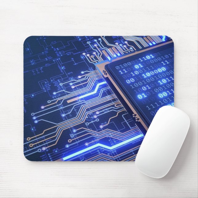 Tapis de souris - Puces en silicone  (Avec souris)