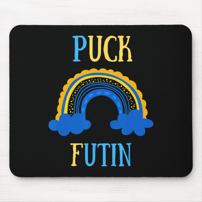 Tapis De Souris Puck Futin Mème Création Drôle Ukraine Russie  (Devant)
