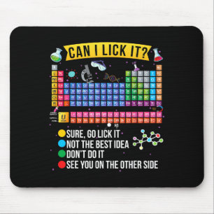 Tapis De Souris Puis-je le lécher Tableau périodique Drôle de scie