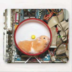 Tapis De Souris Puissance de l'ordinateur verte