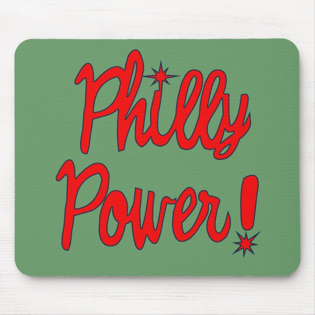 Tapis De Souris Puissance de Philly ! T-shirts, sweat - shirts à (Devant)