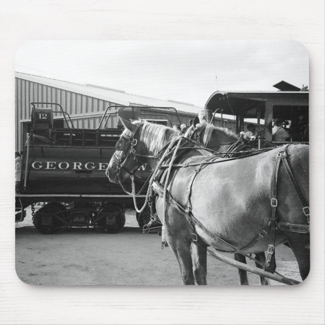 Tapis De Souris Puissance du cheval et puissance de vapeur (Devant)