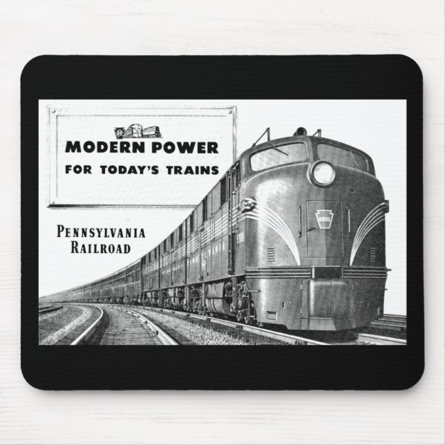 Tapis De Souris Puissance moderne de train de chemin de fer de la (Devant)