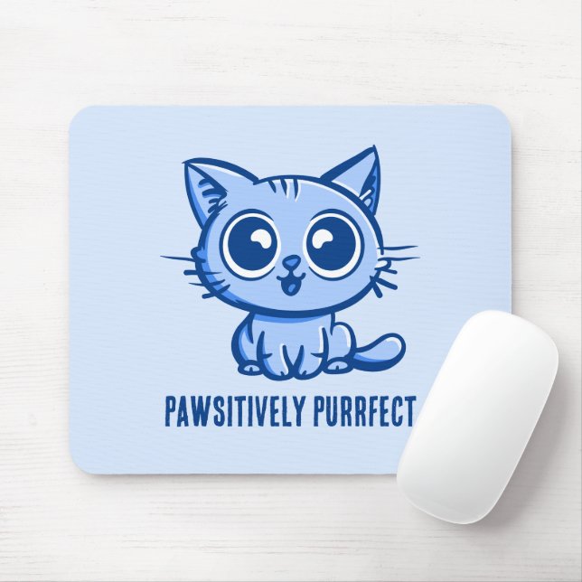 Tapis De Souris Puissant, Beau Manga Kitten (Avec souris)