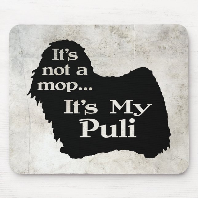 Tapis De Souris Puli Pas Une Mop (Devant)