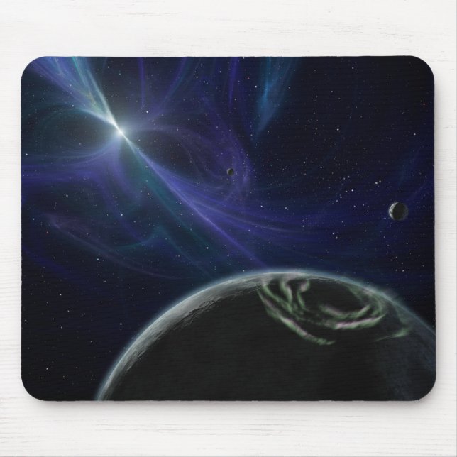 Tapis De Souris Pulsor et planètes en orbite Mousepad (Devant)