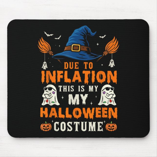 Tapis De Souris Pumpkin Halloween Costume Men Women Funny Hallowee (Devant)