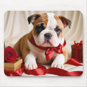 Tapis De Souris Puppy Love Tender Romantique Beau cadeau