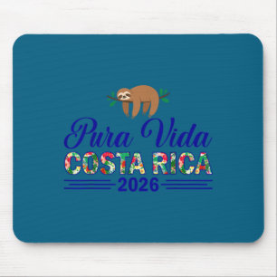 Tapis De Souris Pura vida costa rica 2026 tropical voyage drôle