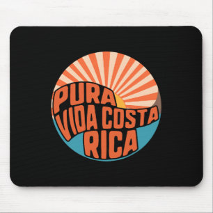 Tapis De Souris Pura Vida Costa Rica Coucher de soleil Surf Été