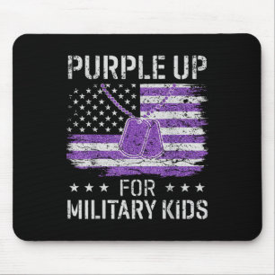 Tapis De Souris Purge Pour Enfants Militaires Drapeau Militaire En