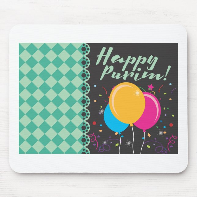 Tapis De Souris purin heureux (Devant)