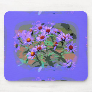 Tapis De Souris purple asters mousepad