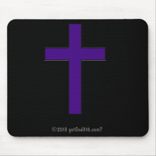 Tapis De Souris Purple Cross gotGod316.com ?