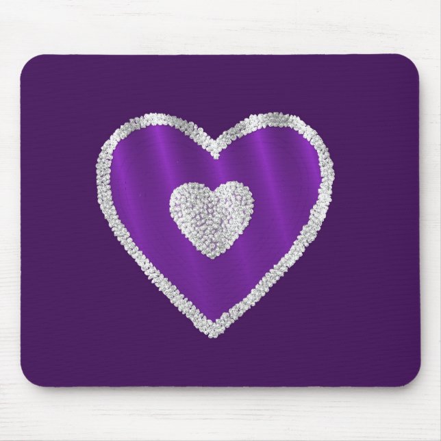 Tapis De Souris Purple Heart (Devant)