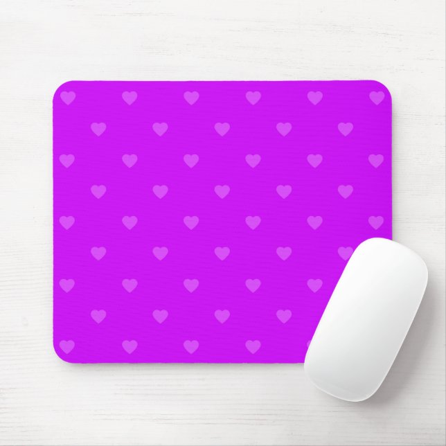 Tapis De Souris Purple hearts (Avec souris)