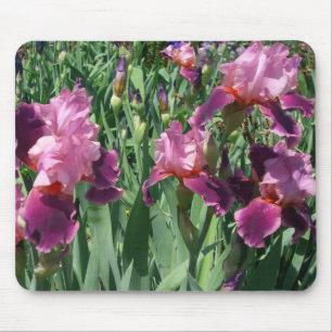 Tapis De Souris Purple Irises Printemps Floral