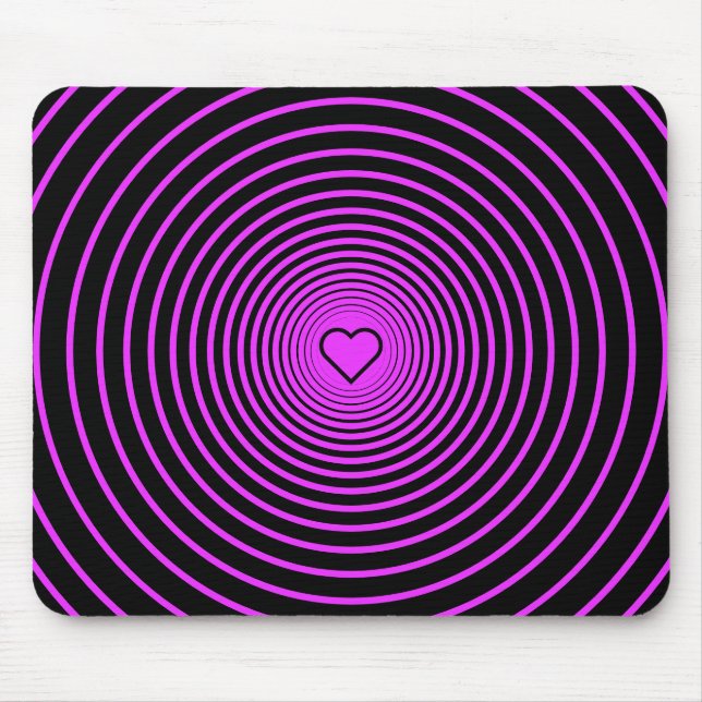 Tapis De Souris Purple Love - Ajouter vos couleurs (Devant)
