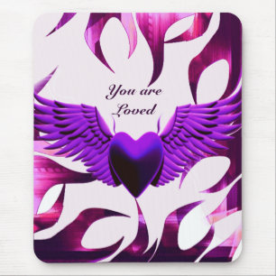 Tapis De Souris Purple Love_ Mousepad