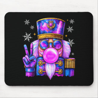 Tapis De Souris Purple Nutcracker Blowing Bubble Gum Cute Christma