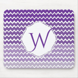 Tapis De Souris Purple Ombre Chevron Souris Personnalisé Pad
