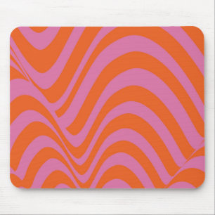 Tapis De Souris Purple Orange Retro Liquide Super Motif de bande