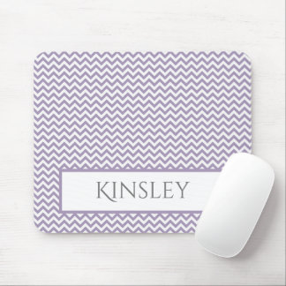 Tapis De Souris Purple Simple Chevron Personnalisé Pad Souris