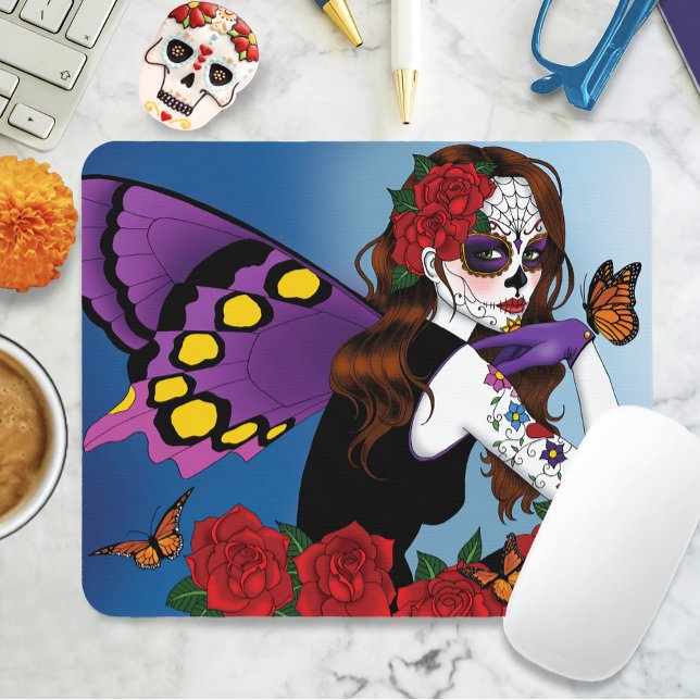 Tapis De Souris Purple Sugar Crâne Fée (Créateur téléchargé)