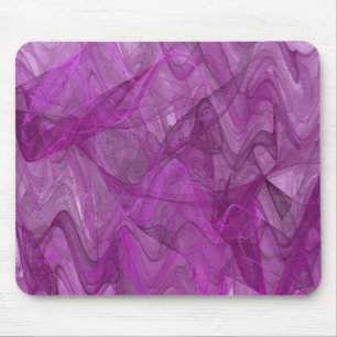 Tapis De Souris Purple & White Fractal Mousepad