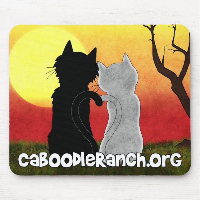 Tapis De Souris "Purrfect" Mousepad (Devant)